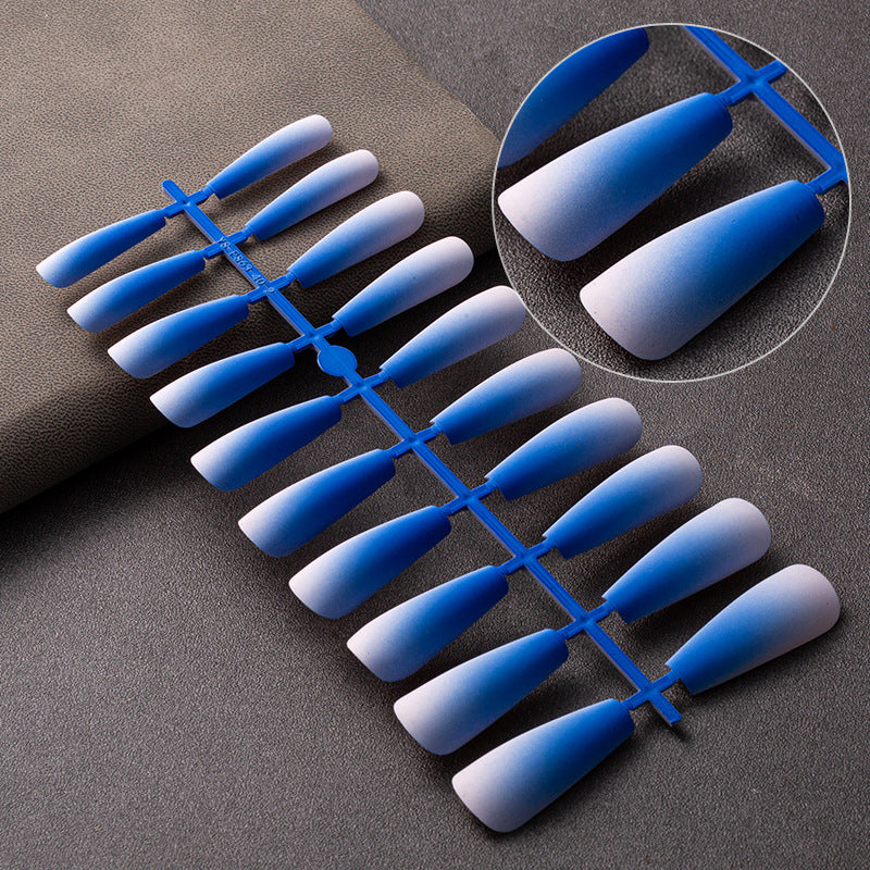Wholesale Gradient Frosted Plastic Nail Stickers